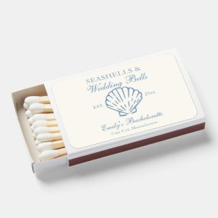 Seashells and Wedding Bells Bachelorette Party Matchboxes