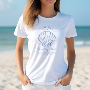 Seashells and Wedding Bells Bachelorette Party T-Shirt