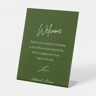 Seashells and wedding bells coaster pedestal sign
