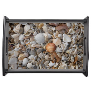 Seashells at the Sea Shore Serving Tray