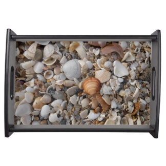 Seashells at the Sea Shore Serving Tray