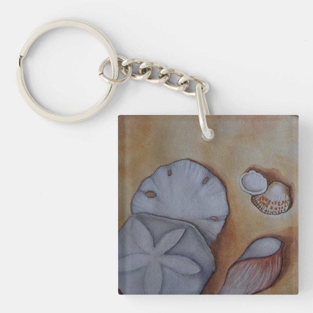 Seashells at the Seashore  Keychain (Front)