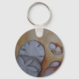 Seashells at the Seashore  Keychain