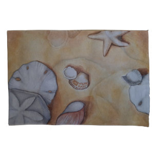 Seashells at the Seashore Pillow Case