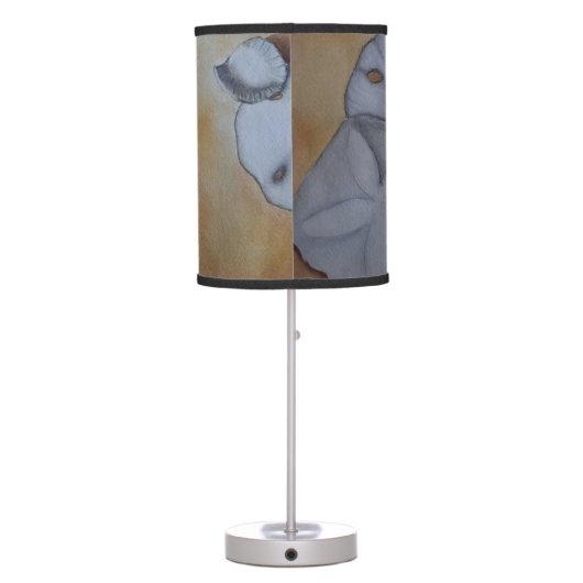 Seashells at the Seashore  Table Lamp (Back)