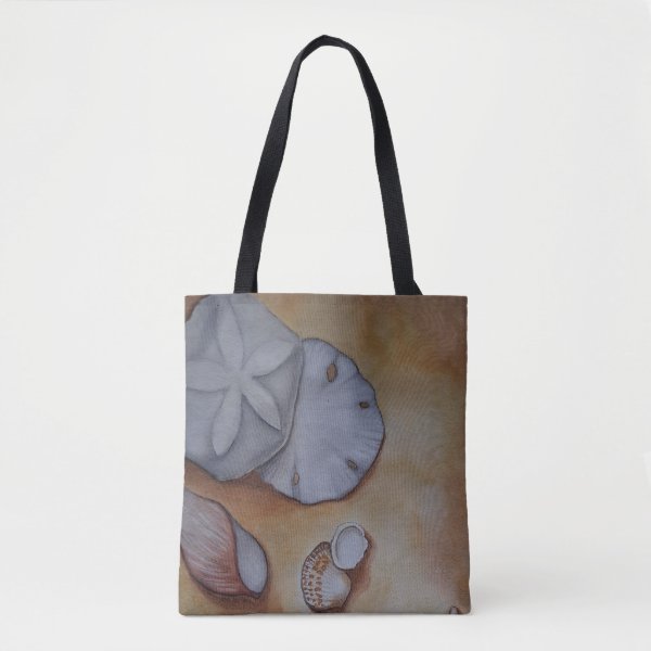 Sandy Seashells Tote Bag