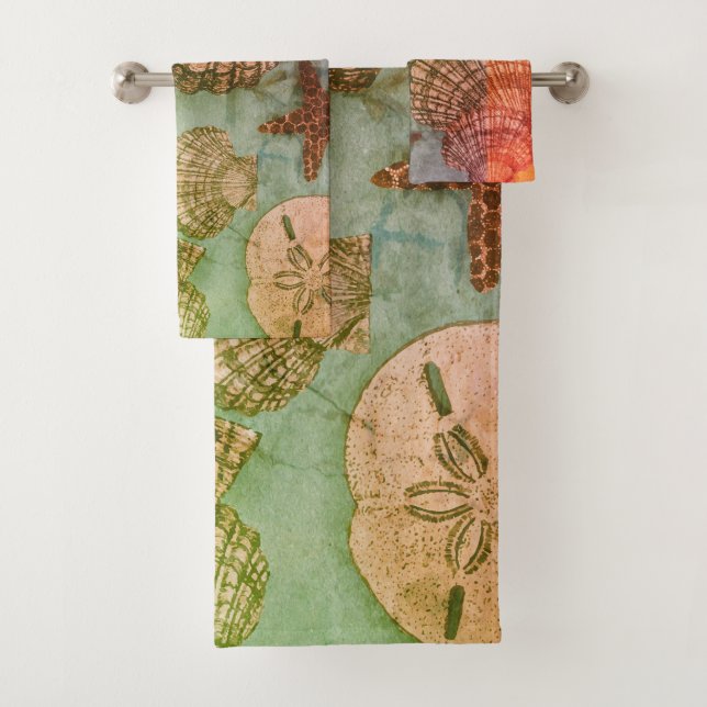 Seashells Bath Towel Set (Insitu)