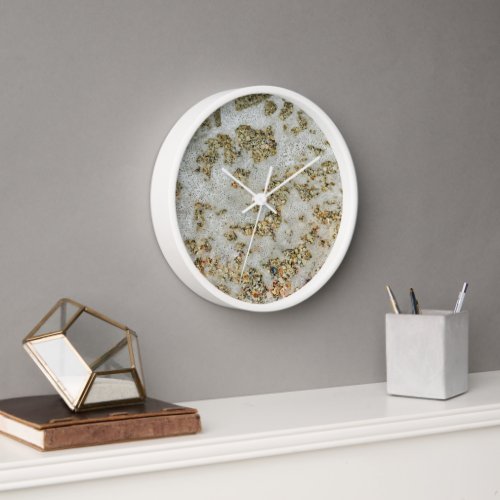 Seashells Beach Foam Beach Theme Clock