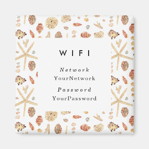 Seashells Beach House Cottage Vacation Rental WIFI Magnet