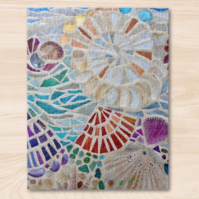 Seashells Beach Pattern Jigsaw Puzzle (Creator Uploaded)