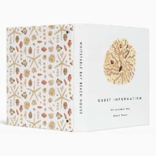 Seashells Beach Vacation Rental Guest Information 3 Ring Binder