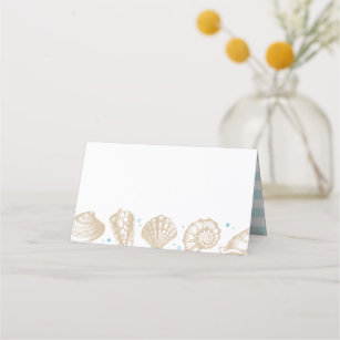 sky name card Printable blue watercolor escort card calligraphy place card ocean blue wedding name card printable ocean place card