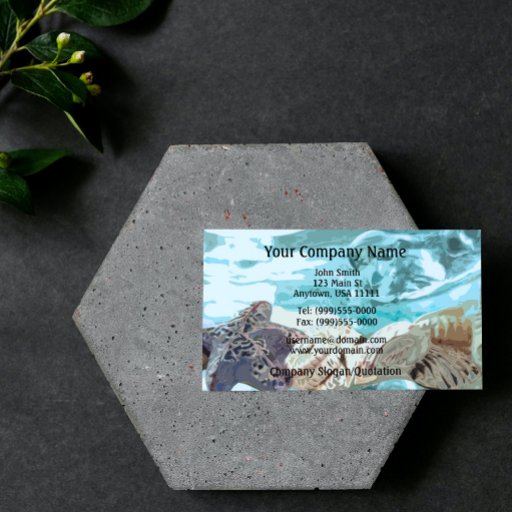 Customizable Seashells Business Card