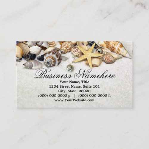 Seashells Business Cards