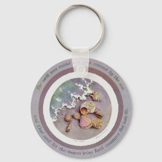 SEASHELLS by SHARON SHARPE Keychain