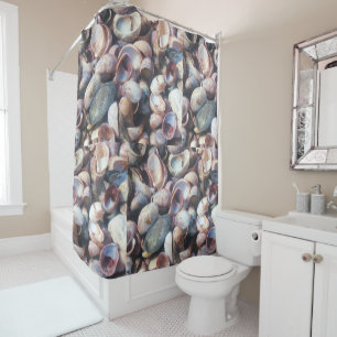 Seashells By The Seashore Shower Curtain