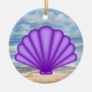 Seashells Ceramic Ornament