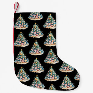 SeaShells Christmas Tree Ocean Water Starfish Small Christmas Stocking