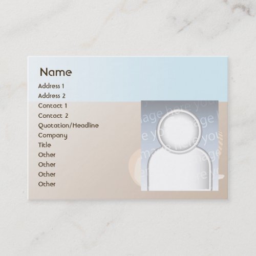 Seashells - Chubby Business Card Templates