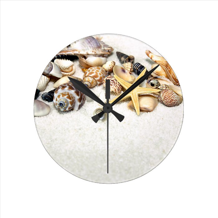 Seashells Clock