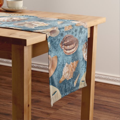 Seashells Collection Long Table Runner