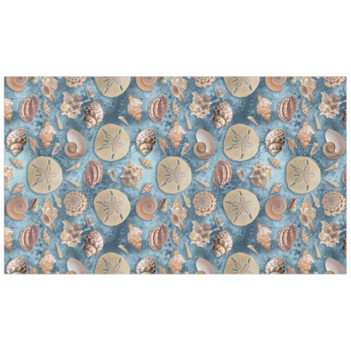 Seashells collection tablecloth