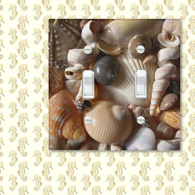 Seashells Decorative Coastal Light Switch Cover (Creator Uploaded)