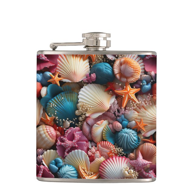 Seashells Flask (Front)