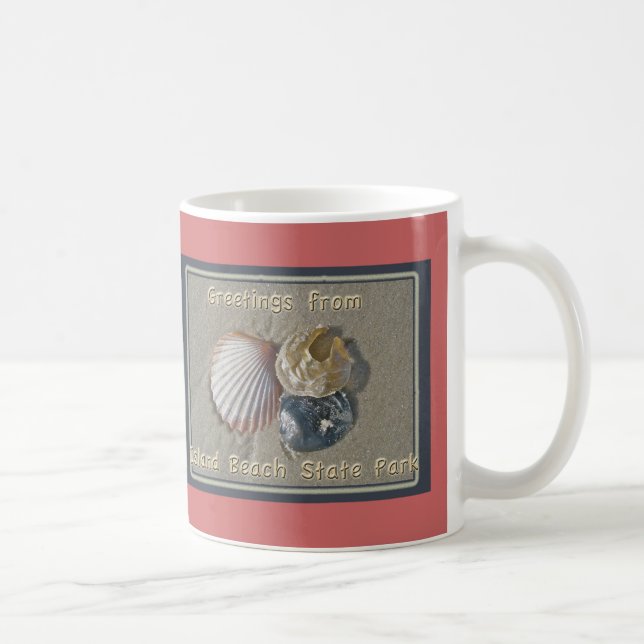 Seashells Greetings From IBSP Seaside Park NJ Coffee Mug (Right)