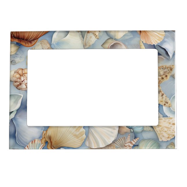 Seashells illustration magnetic frame (Front)