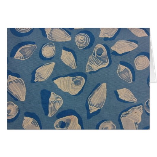 Seashells in Blue Cards (Front Horizontal)