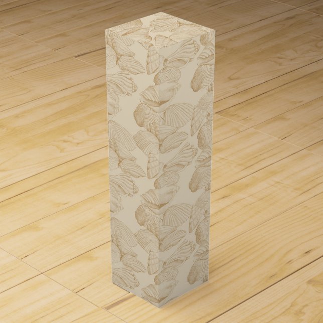 Seashells in Sand Wine Box (Front)