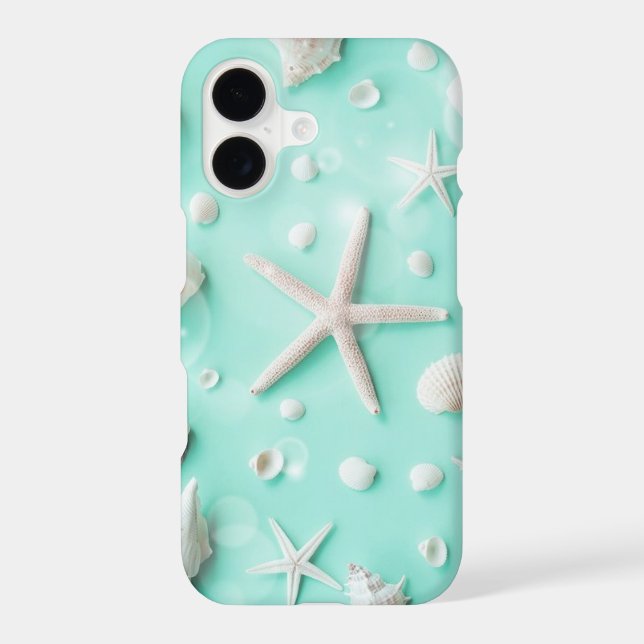 Seashells   iphone case (Back)