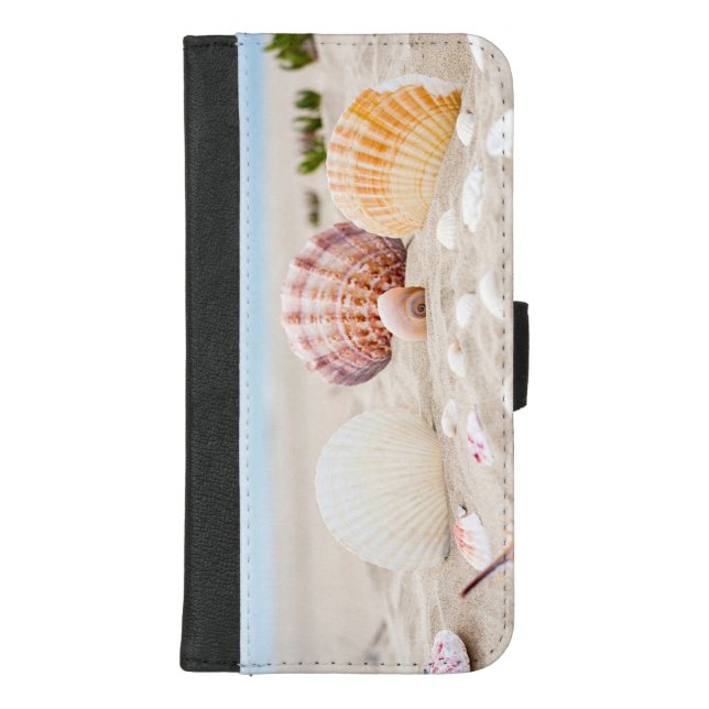 Seashells iPhone Wallet Case (Front)
