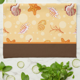 Seashells Kitchen Dish Towel