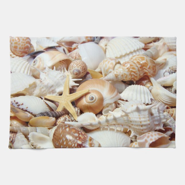 Seashells Kitchen Towel (Horizontal)