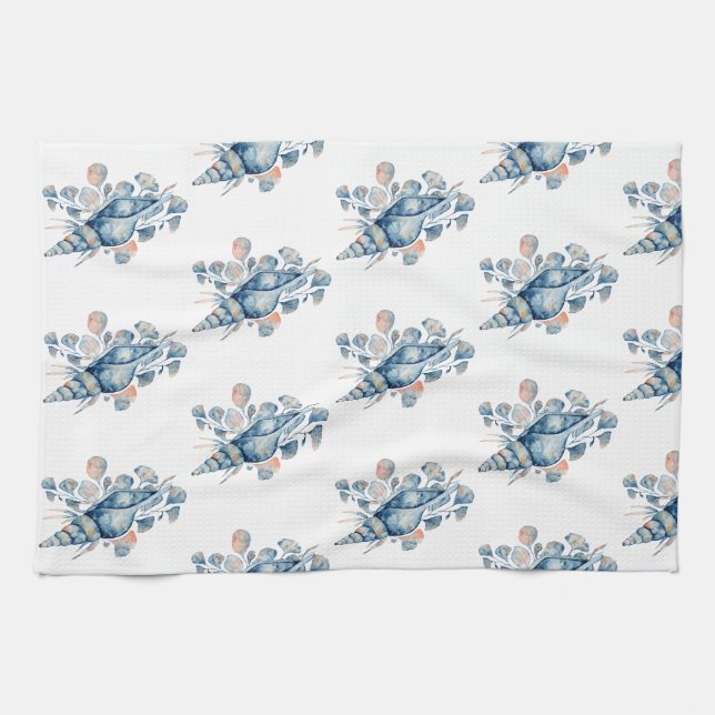 Seashells Kitchen Towel (Horizontal)