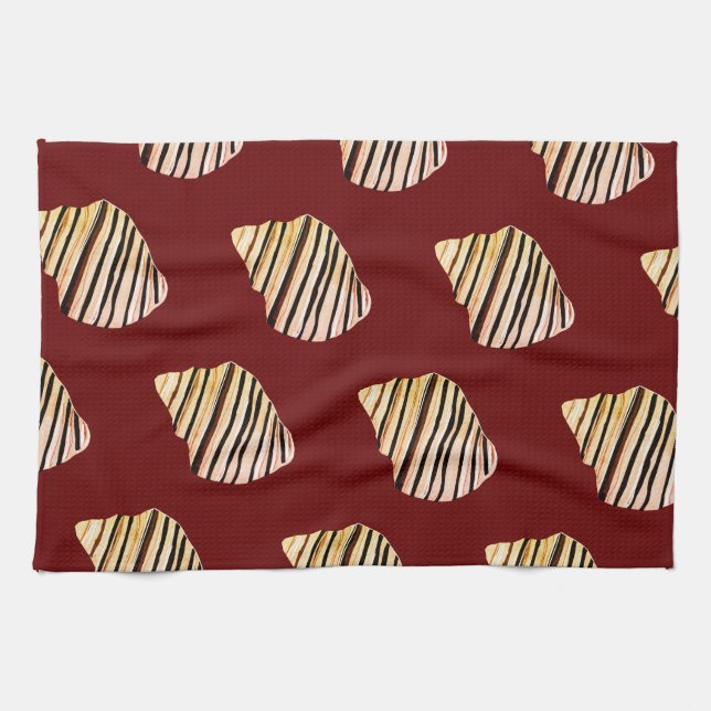 Seashells Kitchen Towel (Horizontal)