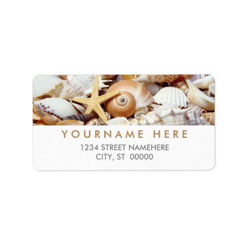 Seashells Labels