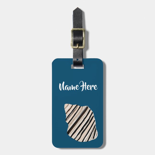 Seashells Luggage Tag (Front Vertical)