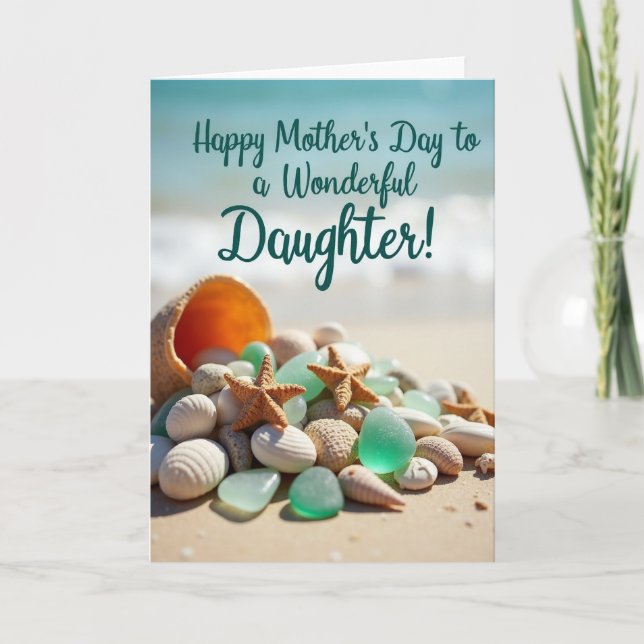 Seashells Mothers Day Card (Front)