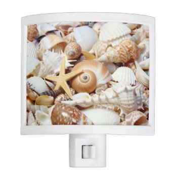 Seashells Night Light by CarriesCamera at Zazzle