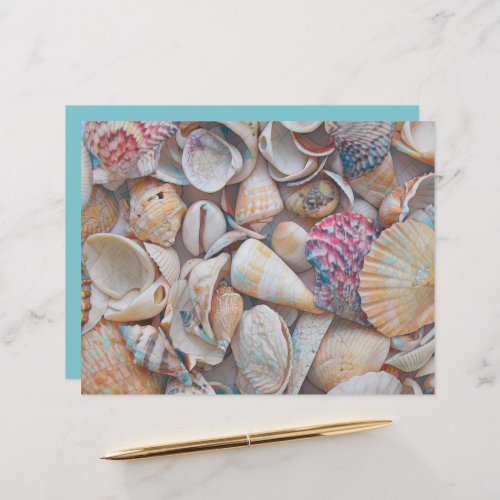 Seashells Ocean Beach Mosaic Art Decoupage