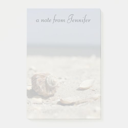 Seashells On Sand By The Sea Post_it Notes