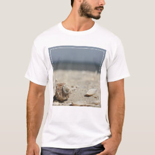 Seashells On Sand By The Sea T-Shirt