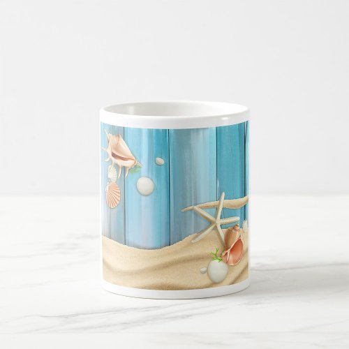 Seashells On Sand Coffee Mug