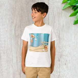 Seashells On Sand T-Shirt