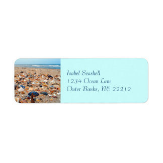 Seashells on the Beach Address Labels