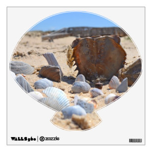 Seashells on the Beach by Shirley Taylor Wall Sticker