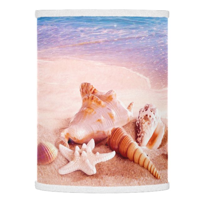 Seashells on the Sea Beach   Lamp Shade (Left)